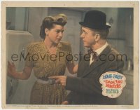 2p1233 DANCING MASTERS LC 1943 scared Trudy Marshall won't let Stan Laurel in the refrigerator!