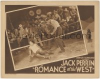 2p1403 ROMANCE OF THE WEST LC 1930 Jack Perrin is getting counted out during boxing match!