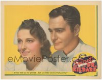 2p1418 SECRET OF DR. KILDARE LC 1939 Lew Ayres finally realizes nurse Laraine Day is awfully pretty!