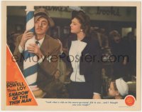 2p1421 SHADOW OF THE THIN MAN LC 1941 Myrna Loy surprised William Powell can't handle merry-go-round!