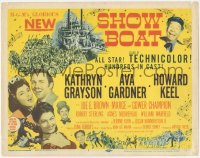2p1148 SHOW BOAT TC 1951 Kathryn Grayson, Howard Keel, Joe E. Brown, Kern & Hammerstein musical!