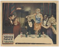 2p1426 SINNER'S PARADE LC 1928 great image of Edna Marion standing on table at party, ultra rare!