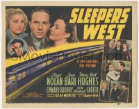 2p1149 SLEEPERS WEST TC 1941 Lloyd Nolan as Michael Shayne, plot later used in The Narrow Margin!