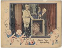 2p1437 STEPPING ALONG LC 1926 Johnny Hines & Mary Brian with soldier & lion in crate, ultra rare!