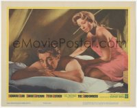2p1440 SUNDOWNERS LC #4 1961 Australian Deborah Kerr gives a massage to Robert Mitchum in tent!