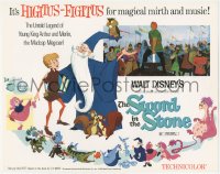 2p1157 SWORD IN THE STONE TC R1973 Disney's cartoon story of young King Arthur & Merlin the Wizard!