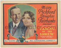 2p1159 TAMING OF THE SHREW TC 1929 pretty Mary Pickford & Douglas Fairbanks together, ultra rare!