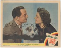 2p1447 THIN MAN GOES HOME LC #4 1944 William Powell promises Myrna Loy & Asta they'll vacation!