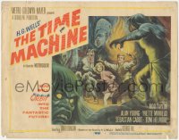 2p1161 TIME MACHINE TC 1961 H.G. Wells, Rod Taylor, Yvette Mimieux, cool Reynold Brown sci-fi art!