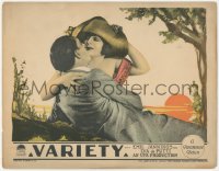2p1457 VARIETY LC 1925 E.A. Dupont classic tale, great close up of Lya de Putti kissing her lover!
