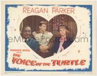 2p1458 VOICE OF THE TURTLE LC #5 1948 Ronald Reagan in uniform holding grocery bags, Eleanor Parker
