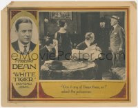 2p1468 WHITE TIGER LC 1923 policeman questions Priscilla Dean & others, directed by Tod Browning!
