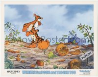 2p1469 WINNIE THE POOH & TIGGER TOO LC 1974 Walt Disney, A.A. Milne, Tigger steps on a pumpkin!