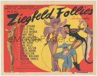 2p1166 ZIEGFELD FOLLIES TC 1945 great sexy George Petty art of five ladies, including a catwoman!