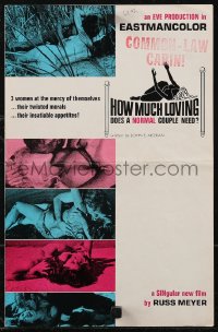2p1088 COMMON LAW CABIN/FINDERS KEEPERS LOVERS WEEPERS group of 2 pressbooks 1967-1968 Russ Meyer!