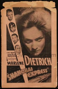 2p0216 SHANGHAI EXPRESS pressbook 1932 Marlene Dietrich, Josef von Sternberg, great images, rare!