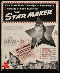 2p0225 STAR MAKER pressbook 1939 Bing Crosby in story of vaudeville producer Gus Edwards, rare!