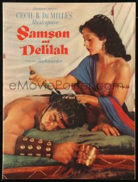 2p1055 SAMSON & DELILAH souvenir program book 1949 Hedy Lamarr & Victor Mature, DeMille classic!
