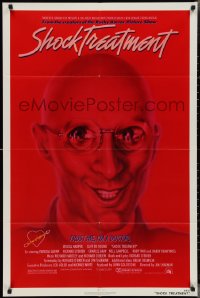 2p0965 SHOCK TREATMENT 1sh 1981 Rocky Horror follow-up, great artwork of demented doctor!
