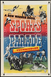 2p0975 SPORTS PARADE 1sh 1948 basketball, football, horse racing and more, ultra rare!