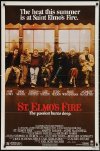 2p0977 ST. ELMO'S FIRE 1sh 1985 Rob Lowe, Demi Moore, Emilio Estevez, Ally Sheedy, Judd Nelson!