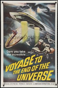 2p1030 VOYAGE TO THE END OF THE UNIVERSE 1sh 1964 AIP, Ikarie XB 1, cool outer space sci-fi art!