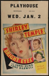 2p0027 BRIGHT EYES WC 1934 great super close up of Shirley Temple with puckered lips!