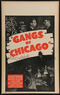 2p0047 GANGS OF CHICAGO WC 1940 Lloyd Nolan, Astrid Allwyn, Barton MacLane, ultra rare!