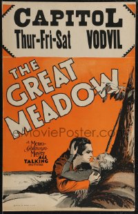 2p0052 GREAT MEADOW WC 1931 art of Revolutionary War pioneers, who travel from Virginia to Kentucky!