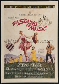 2p0111 SOUND OF MUSIC WC 1965 classic Terpning artwork of Julie Andrews, TODD-AO, color by DeLuxe!