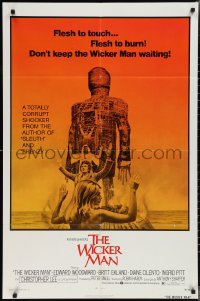 2p1037 WICKER MAN 1sh 1974 Christopher Lee, Britt Ekland, English cult horror classic!