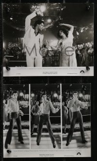 2p2042 SATURDAY NIGHT FEVER 9 8x10 stills 1977 great images of disco dancer John Travolta!