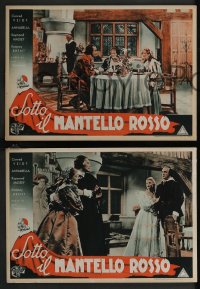 2p0492 UNDER THE RED ROBE 10 Italian LCs 1947 different image of Conrad Veidt & pretty Annabella!