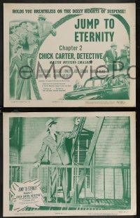 2p1529 CHICK CARTER DETECTIVE 4 chapter 2 LCs 1946 Eddie Acuff, Columbia serial, Jump to Eternity!