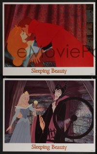 2p1512 SLEEPING BEAUTY 8 LCs R1986 Walt Disney cartoon fairy tale fantasy classic!