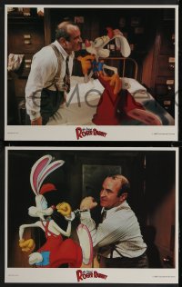2p1516 WHO FRAMED ROGER RABBIT 8 LCs 1988 Zemeckis, Bob Hoskins, sexy Jessica Rabbit, Baby Herman!