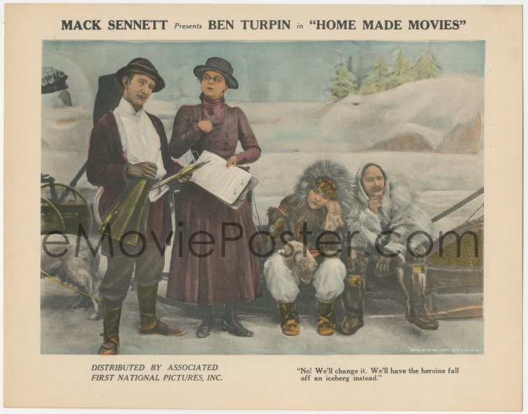 eMoviePoster 2p1319 HOME MADE MOVIES LC 1922 Mack Sennett, Ben ...