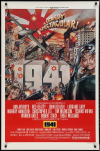 2r0822 1941 style D 1sh 1979 Spielberg, art of John Belushi, Dan Aykroyd & cast by McMacken!