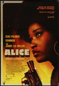 2r0827 ALICE DS 1sh 2022 Keke Palmer with gun in the title role, revenge is long overdue!