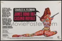 2r0222 CASINO ROYALE Belgian 1967 all-star James Bond spy spoof, different sexy psychedelic art!