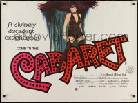2r0207 CABARET British quad 1972 Liza Minnelli sings & dances in Nazi Germany, different!