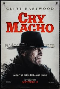 2r0891 CRY MACHO teaser DS 1sh 2021 Clint Eastwood, a story of being lost... and found!