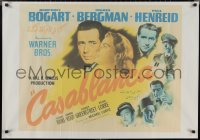 2r0253 CASABLANCA Egyptian poster R2000s Humphrey Bogart, Ingrid Bergman, Curtiz classic!