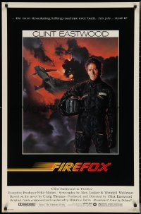 2r0927 FIREFOX 1sh 1982 cool C.D. de Mar art of the flying killing machine & Clint Eastwood!