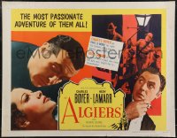 2r0700 ALGIERS 1/2sh R1953 Charles Boyer loves sexiest Hedy Lamarr, but he can't leave the Casbah!