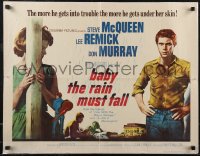 2r0703 BABY THE RAIN MUST FALL 1/2sh 1965 bad boy Steve McQueen is no damn good for Lee Remick!