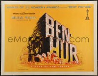 2r0710 BEN-HUR style B 1/2sh 1960 Charlton Heston, William Wyler classic religious epic, chariot art