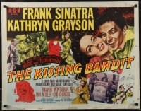2r0756 KISSING BANDIT style B 1/2sh 1948 art of Frank Sinatra playing guitar & romancing Kathryn Grayson!
