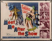 2r0766 MEET ME AFTER THE SHOW 1/2sh 1951 artwork of sexy dancer Betty Grable, Macdonald Carey!