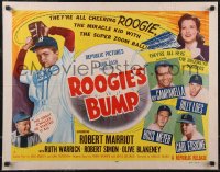 2r0794 ROOGIE'S BUMP style A 1/2sh 1954 starring real life Brooklyn Dodgers baseball players!